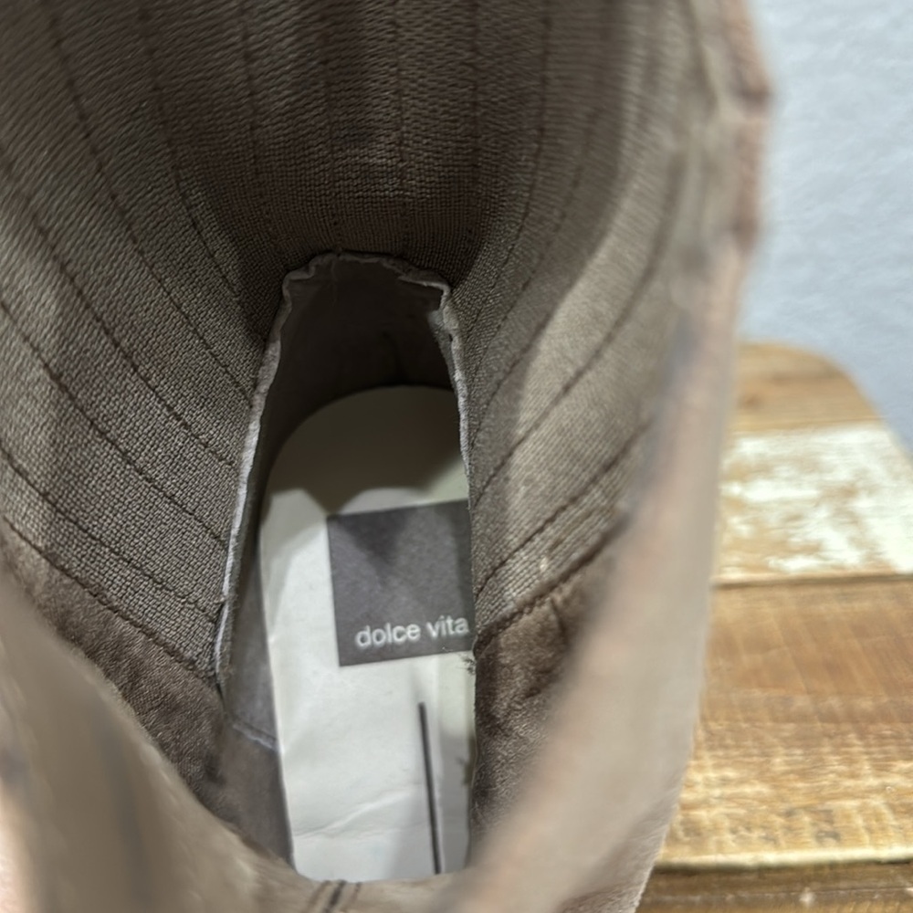 Dolce Vita Taupe Ankle Booties - Picture 7 of 9